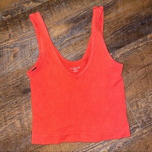 Free People Size M Cropped Tank Top